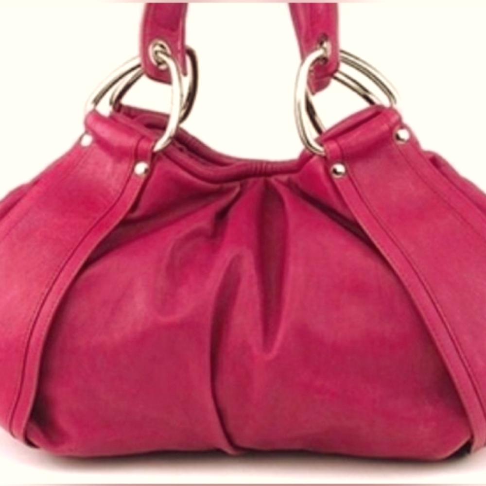 KOOBA Talia Shoulder Bag in Hot Pink